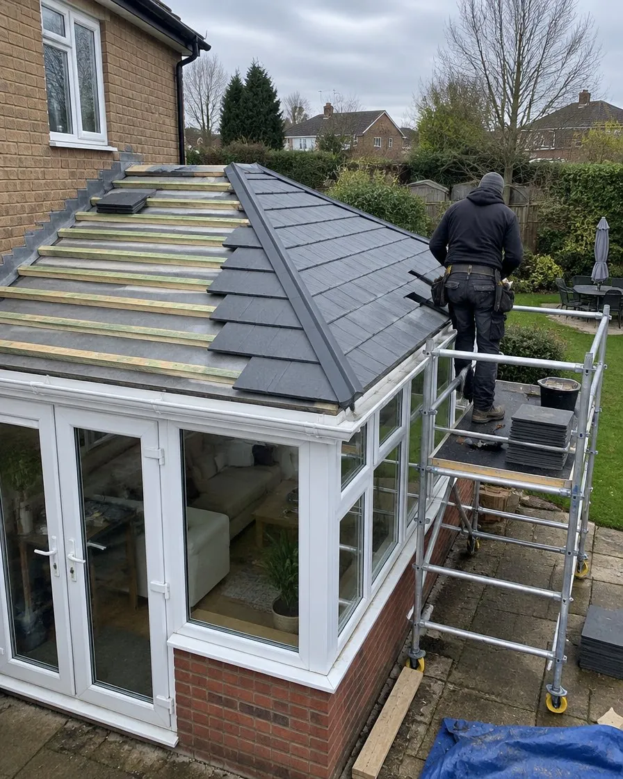 Conservatory roof replacement in St Stephen in Brannel
